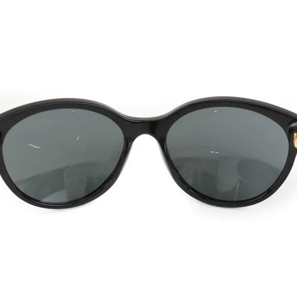 VERSACE "Greca": Black, "Meandros" & Gold Logo Sunglasses (mq) - Picture 10 of 10